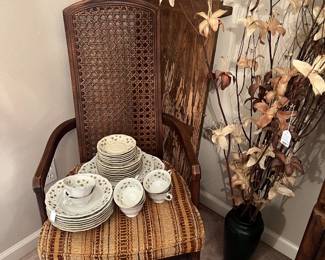 Stanley Furniture Dining chair w/arms, Farolina China