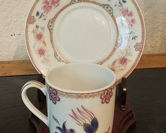 LIMOGES CUP AND SAUCER SET