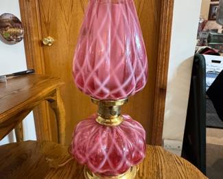 Glass Parlor Lamp