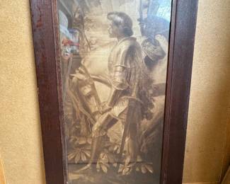 Late 19th Century Sir Galahad Framed Print