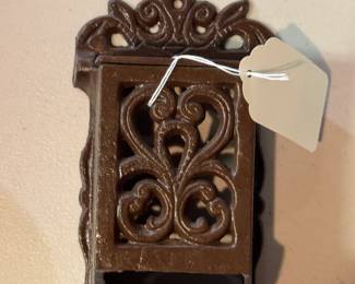 Cast Iron Match Holder
