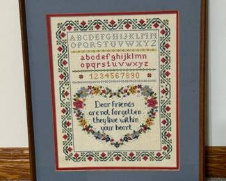 Cross Stitch Wall Art