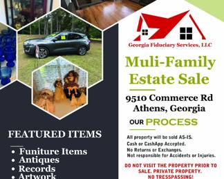 Flyer  Estate sale
