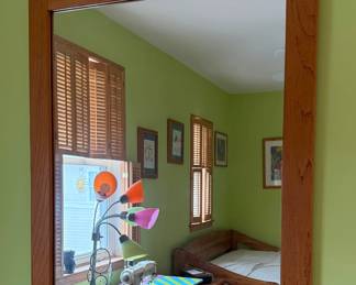 Oak Framed Mirror