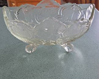 Jeanette Glass Lombardi Footed Bowl