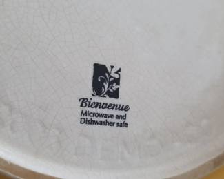 Bienvenue Yellow Floral Dinner Plates  Bowls third image