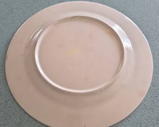 Hand Painted Textured Landscape Plate second image