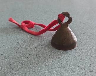 Vintage Etched Brass Bell