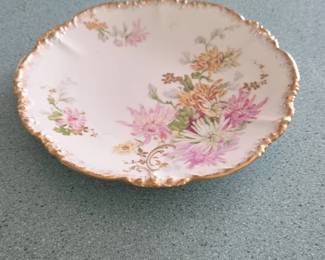 Dulin  Martin floral plate