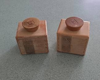 Wooden Salt and Pepper Shakers