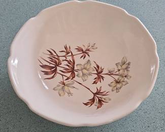 Southern Orchid Floral Serving Bowl