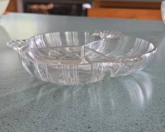 Hazel Atlas Ridge Fan Relish Dish second image