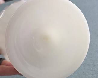 Milk Glass Compote Dish third image