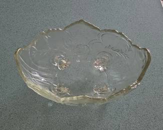 Jeanette Glass Lombardi Footed Bowl second image
