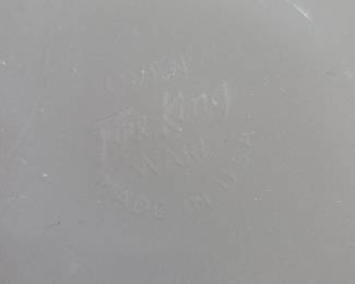 Fire King Oven Ware Milk Glass Relish Dish third image