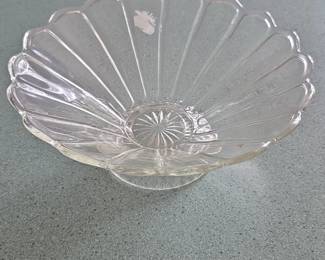 Glass Pedestal Bowl