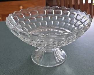 Federal Glass Yorktown Pedestal Bowl