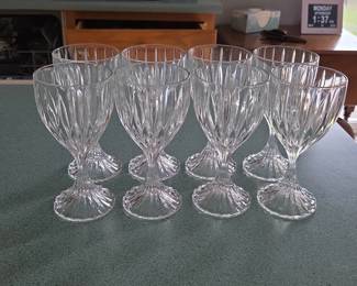Set of Mikasa Park Lane Crystal Glasses