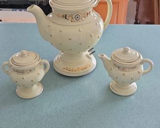 Vintage Porcelier Electric Percolator Set