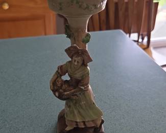 Occupied Japan Figural Candle Holder