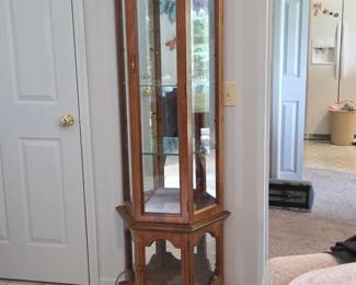 Octagonal Curio Cabinet