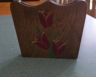 Wooden Letter Holder