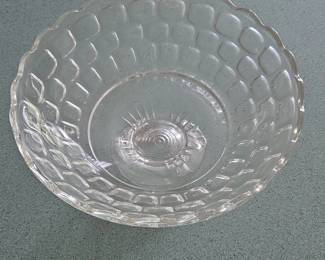 Federal Glass Yorktown Pedestal Bowl second image