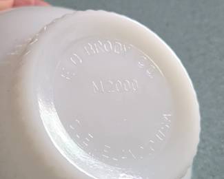 E.O. Brody Co. M Milk Glass Compote third image