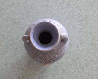 Miniature Blue Jasperware Style Vase second image