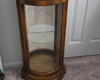 Vintage Bombay Company Curio Cabinet