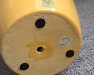 Haeger Yellow Ceramic Planter second image