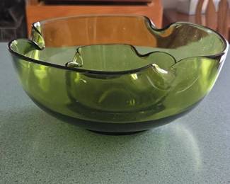 Anchor Hocking Green Chip  Dip Bowl Set second image