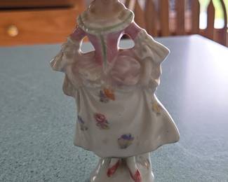 Vintage Porcelain Lady Figurine Japan