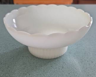 E.O. Brody Co. M Milk Glass Compote