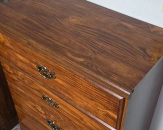 Pine Wood Chest of Drawers second image