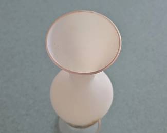 Norleans Frosted Glass Floral Vase second image