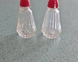 Hazel Atlas Glass Salt and Pepper Shakers