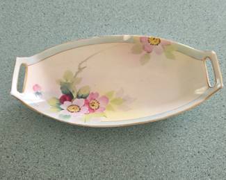 Hand Painted Nippon Celery Dish