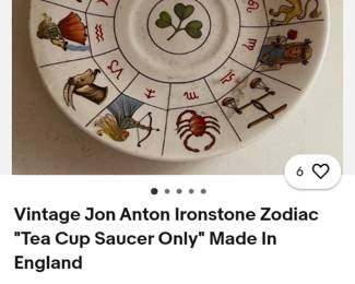 Zodiac saucer