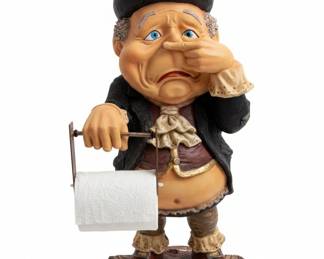 The Laaf Collection "Butler" Toilet Paper Holder Statue