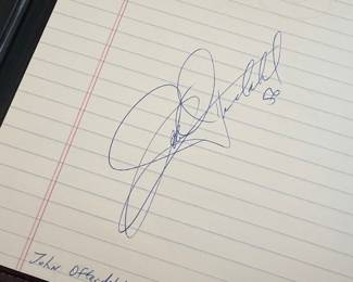 John Offerdahl Autograph