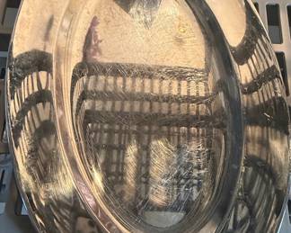 Silver Plated Oval Platter