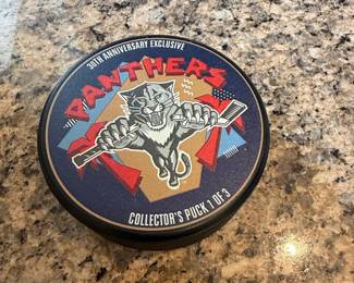 Florida Panthers 30th Anniversary Exclusive Collector's Puck - Billy Signed