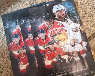 Florida Panthers 2024 Stanley Cup Champions Promotional Posters