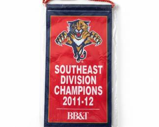 Florida Panthers Southeast Division Champions 2011-12 Mini Banner