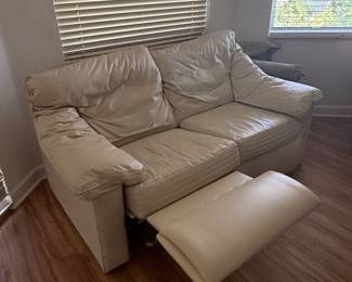 Leather Loveseat Recliner