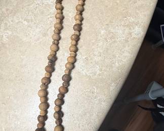 Olive Wood Prayer Beads Necklace