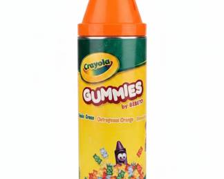 Crayola Gummies by Bebeto - Crayon Shaped Tin Piggy Bank