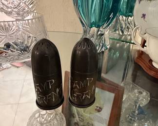 Camp Grant "Bomb" Salt and Pepper Shakers