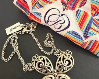 Brighton Contempo Butterfly Necklace with Crystals